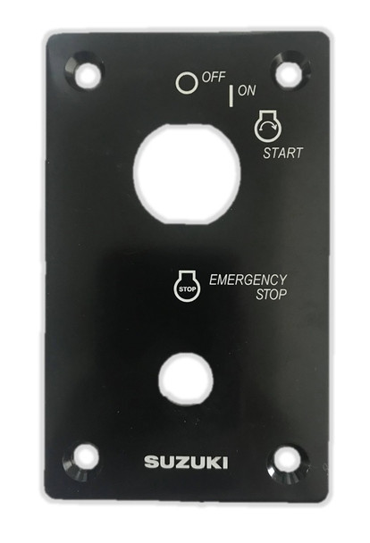 Suzuki Black Emergency Switch Plate