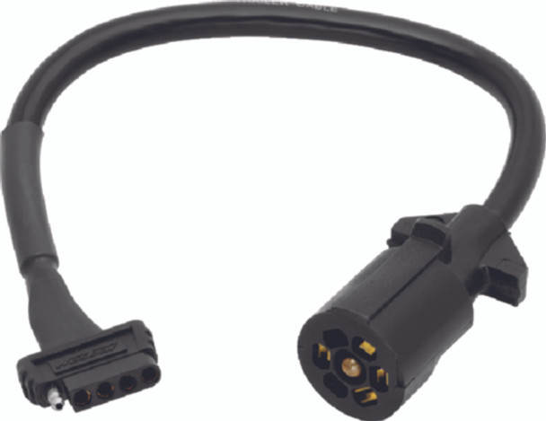 707250 Wesbar 7-Way to 5-Flat Trailer Connector