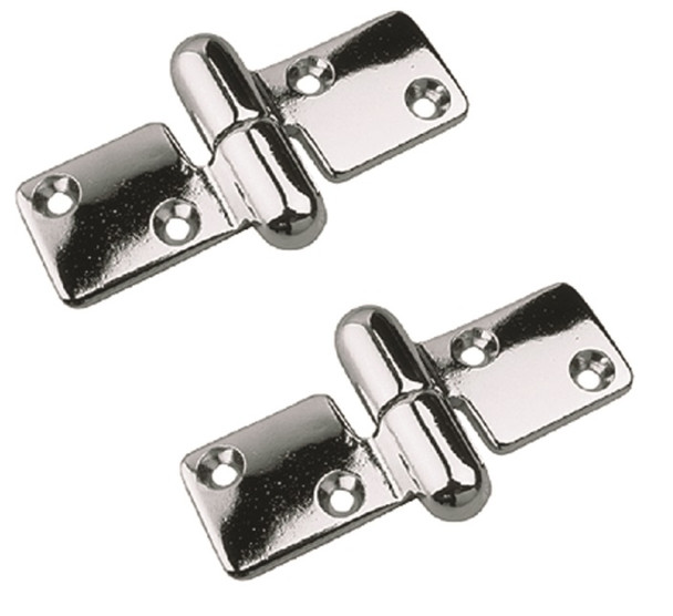 204279 SeaDog Chrome Brass Take-Apart Hinge 2/PK