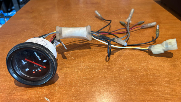 USED 34800-93J00 Suzuki 2" Black Trim Gauge USED 34800-93J00 Suzuki 2" Black Trim Gauge