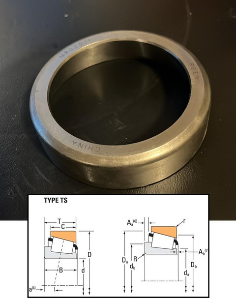 USED MB02011 Peer Tapered Roller Bearing Cup / Race Only