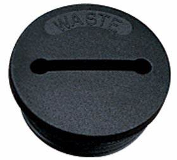 357018-1 Sea-Dog Black Waste Deck Fill Replacement Cap