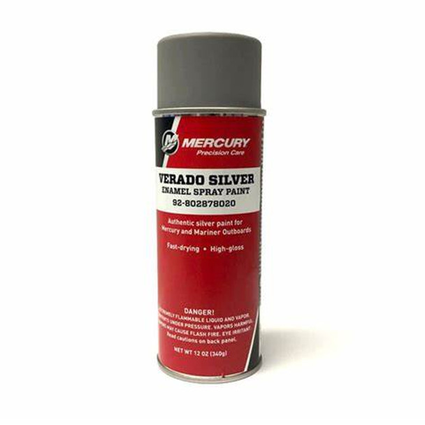 802878020 Mercury Verado Silver Enamel Spray Paint 340g