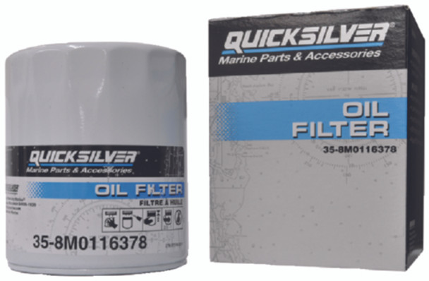 35-8M0116378 Quicksilver Mercruiser Oil Filter MCM/MIE Ford Engines