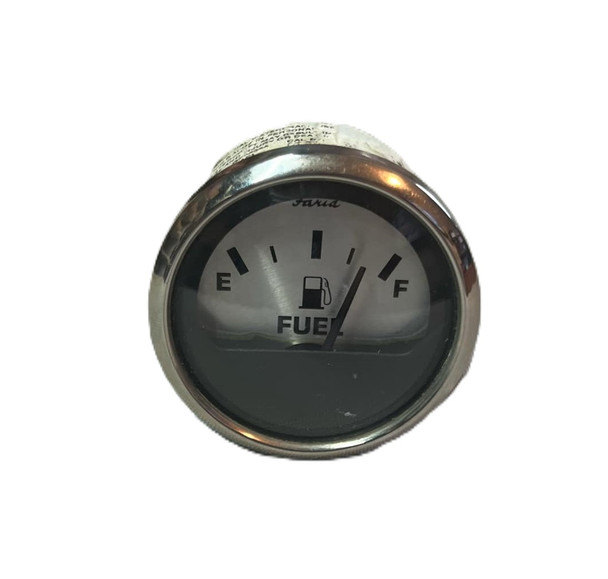 Used Faria Fuel Gauge Black & Chrome