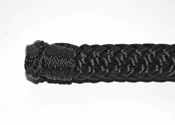11322 Taylor 1/2"x 15' Black Double Braided Nylon Rope