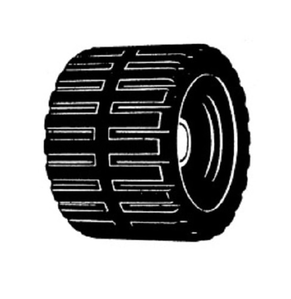 29535CC 5” Rib. Trailer Roller 7/8” ID BLACK