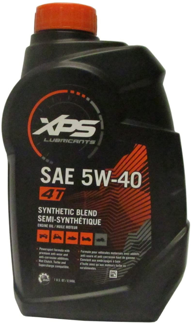 779133 BRP XPS SAE 5W40 Synthetic Blend 1Qt. Primeau's Marine and