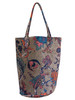 AB106-FLORAL TAUPE  MEDIUM