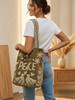 AB109-A PEACE VELVET TOTE BAG