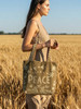 AB109-A PEACE VELVET TOTE BAG