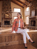 SA-EDEN JUNGLE QUILTED JACKET ORANGE