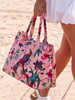 AB108B- PARADISE BIRDS LIGHT PINK HANDBAG