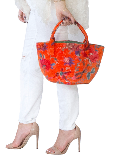 AB105-PARADISE ORANGE SMALL DAY BAG
