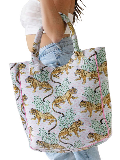 AB109-JAGUAR DOVE GRAY XL TOTE AB109-JAGUAR DOVE GRAY XL TOTE