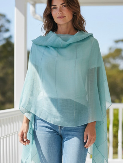 06-MADELEINE SKY BLUE SHAWL