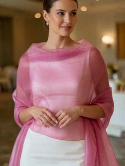 15-LUMINE PINK SHAWL