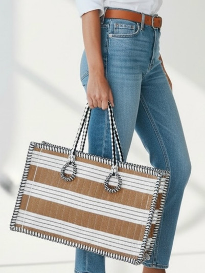 AFQ-HAMPTON TWEED XL TOTE