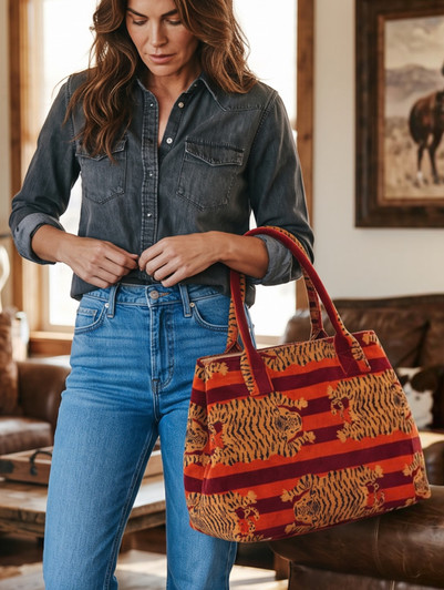 AB108a-NOMADIC TIGER RED HANDBAG