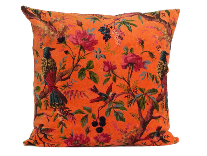 L106-PARADISE  ORANGE SQUARE SHAM