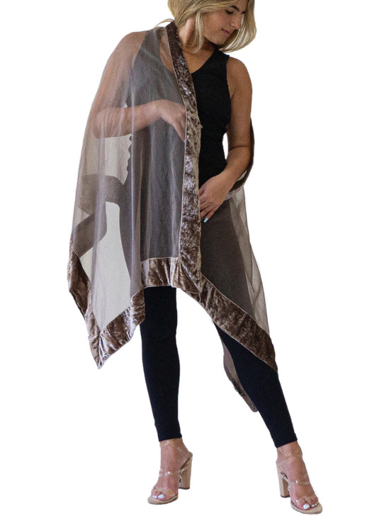 09-VOODOO TAUPE SHAWL