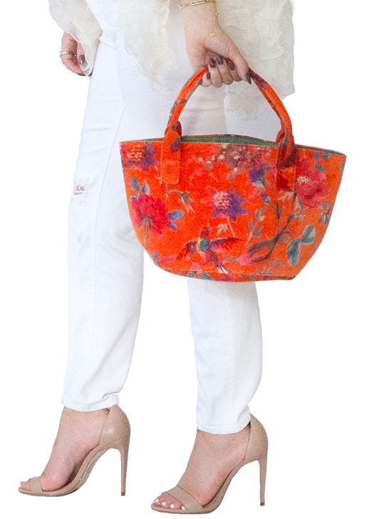 AB105-PARADISE ORANGE SMALL DAY BAG