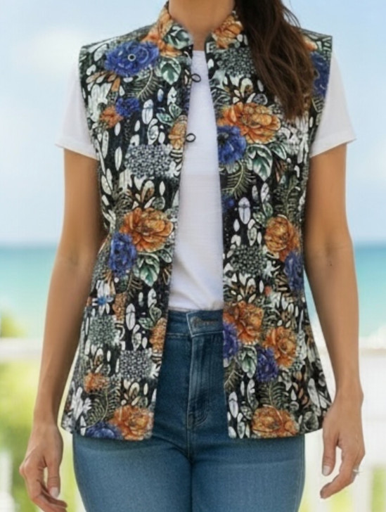 V-NOMADIC FLORAL VEST C