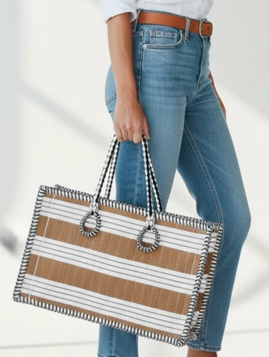 AFQ-HAMPTON TWEED XL TOTE