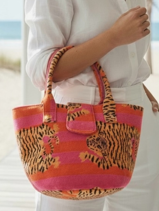 AB107-NOMADIC TIGER PINK MINI BUCKET BAG