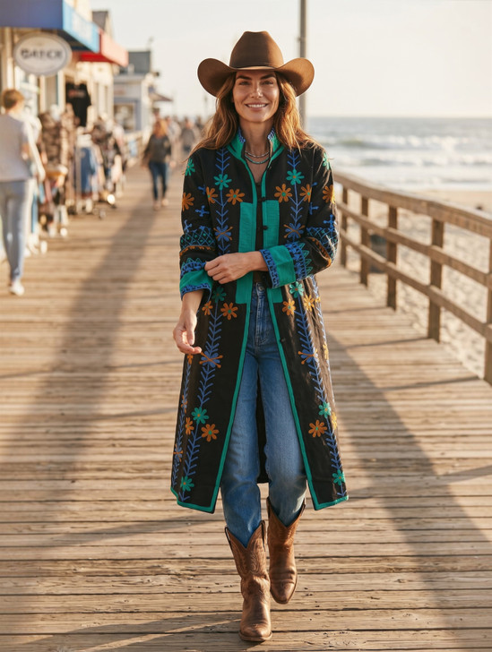 SR-NOMADIC EARTH SUZANI DUSTER