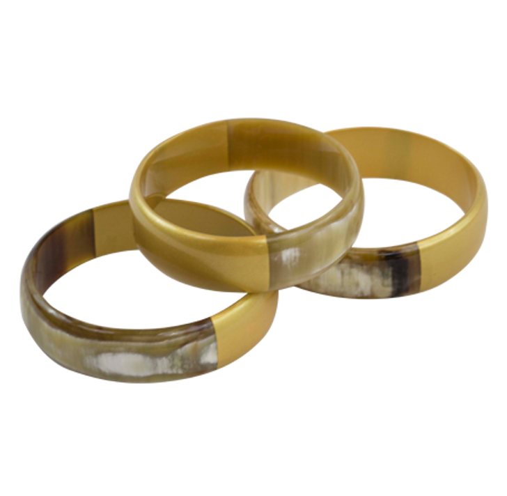 40-WARRIOR GOLD BANGLE