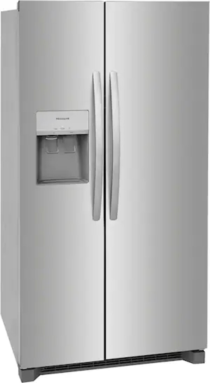 Frigidaire 23cuft Side by Side Refrigerator Black sold at Bolin
