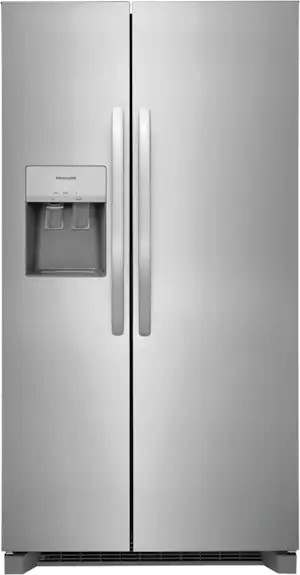 Frigidaire 23cuft Side by Side Refrigerator Black sold at Bolin