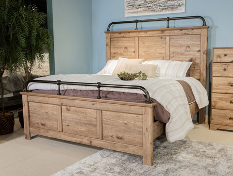 The Shurlee 5 Piece Bedroom Suite sold at Bolin Rental serving