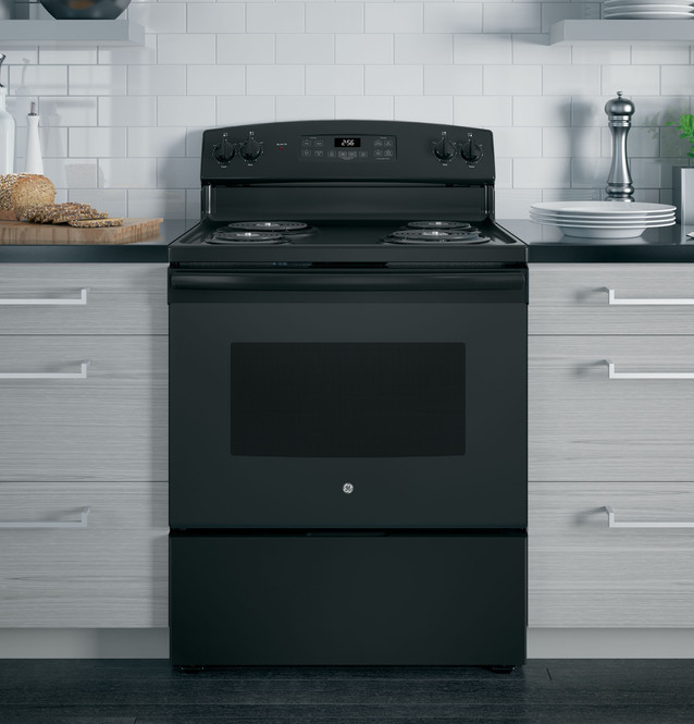 The 30" FreeStanding SelfClean Electric Range by GE available at