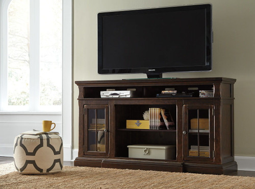 W880-68 Ashley Furniture Mallacar Xl Tv Stand W/fireplace Option