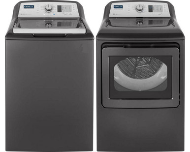 The Magic Chef 2.0 cu ft Compact Topload Washer/ 3.5 Compact Dryer W/ Stand  sold at Bolin Rental serving Clarksville, TN, and Madisonville and  Hopkinsville, KY.