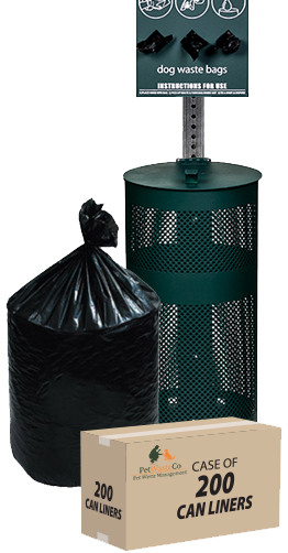 trash can liners, dog waste can liners, trash bags