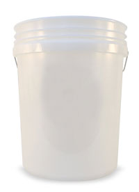 Professional 5 Gallon Wash Bucket- CLEAR