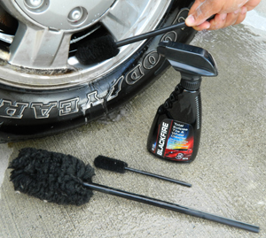 Wheel Woolies make cleaning wheels quick and easy!