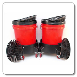 Car Washing Pad Washer Cleaning Bucket Small Bucket for Polishing