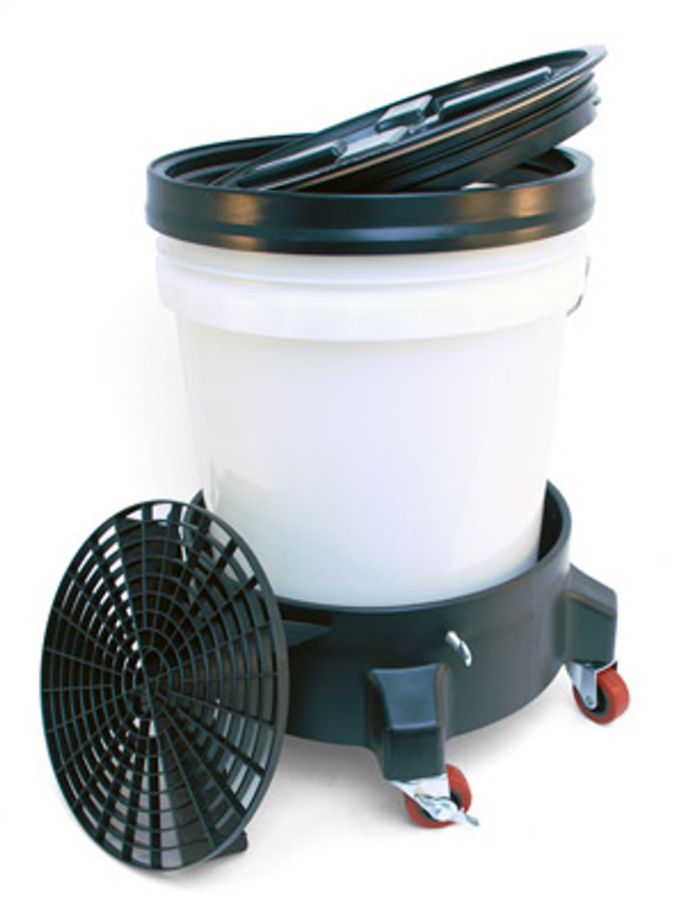 5 Gallon Wash Bucket Combo - CLEAR