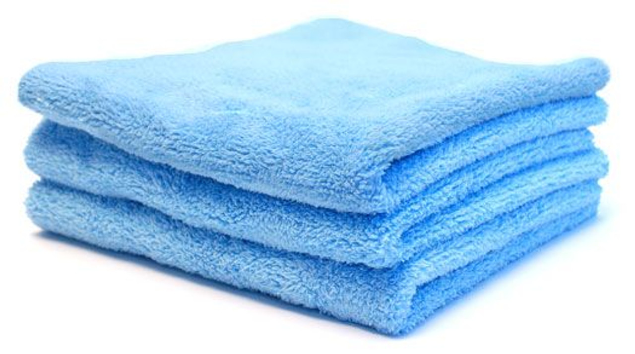 Super Soft Deluxe Green Microfiber Towels with Rolled Edges, 3 Pack