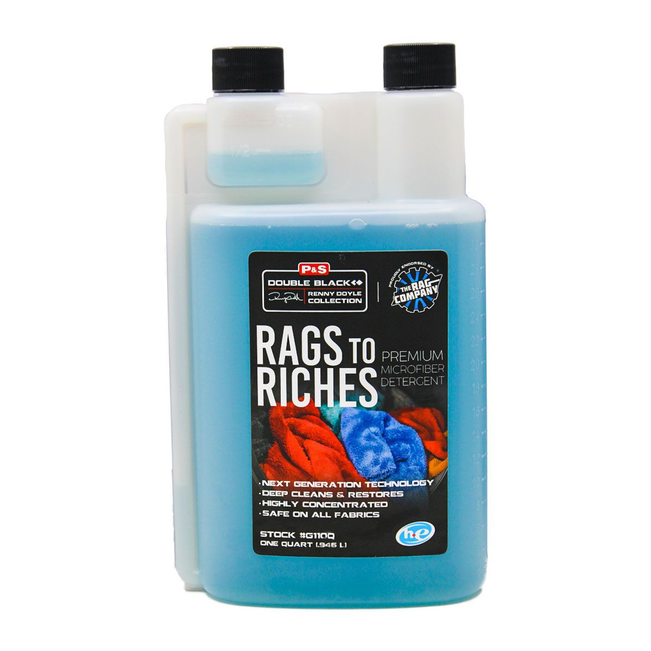 P&S Rags to Riches Premium Microfiber Towel Detergent - 32 oz.