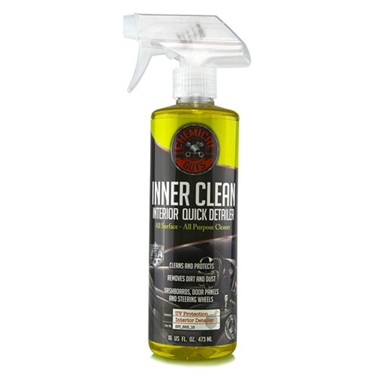 Chemical Guys on X: Give us a 👍 in the comments if InnerClean is in your Chemical  Guys Arsenal! InnerClean is the ultimate quick detailer for your vehicle's  interior. It is an Interior