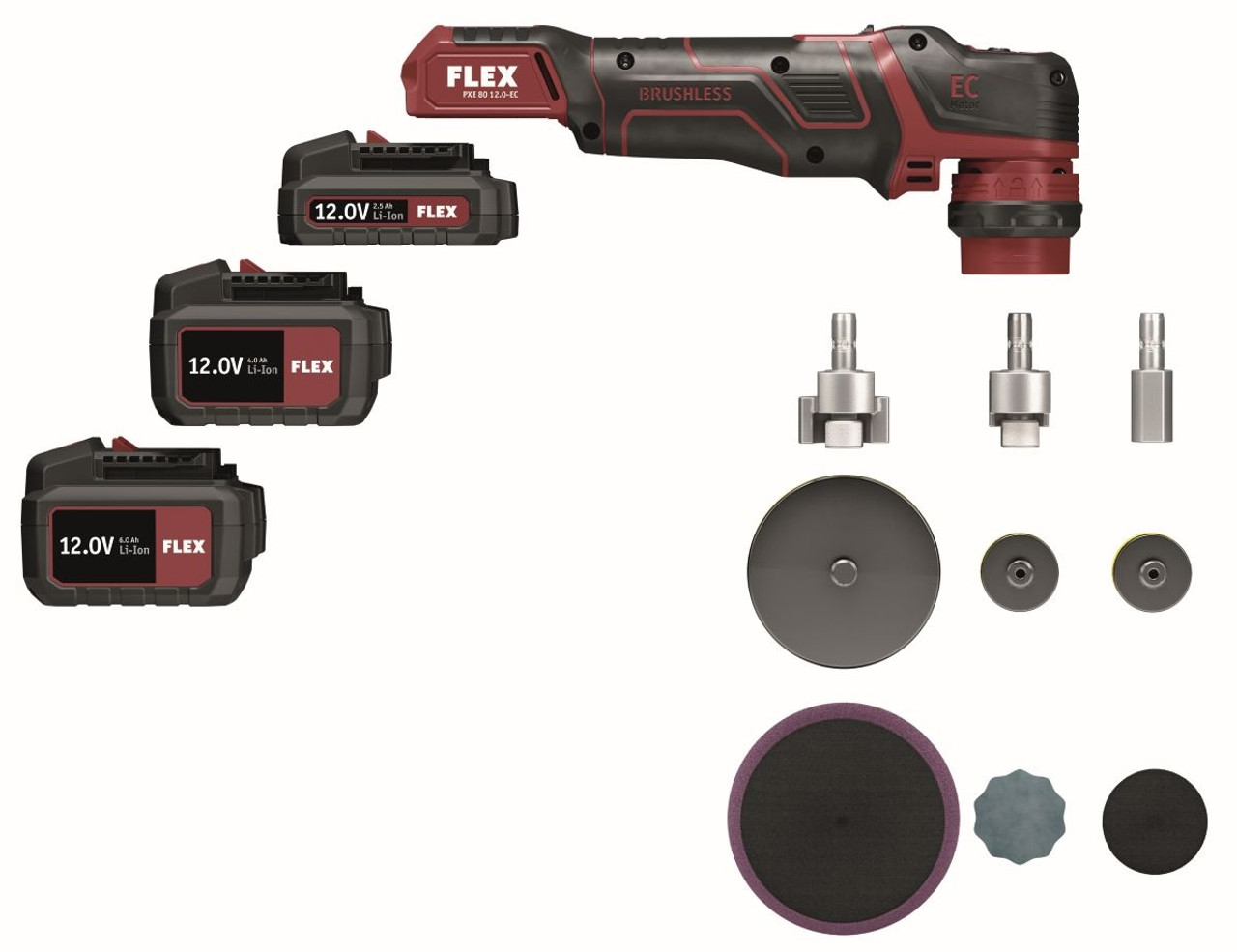 FLEX PXE 80 12-EC Cordless Polisher Set