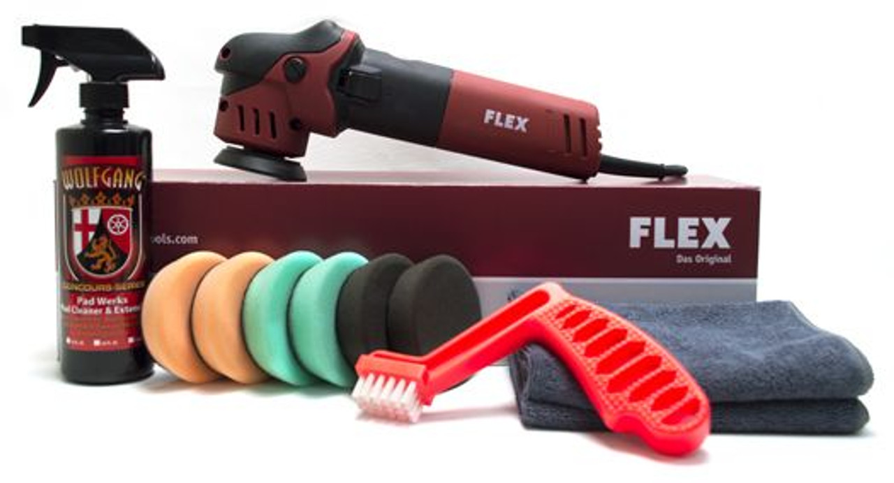 FLEX XFE 7-12 80 3 Inch Mini Polisher Starter Kit - FREE SHIPPING