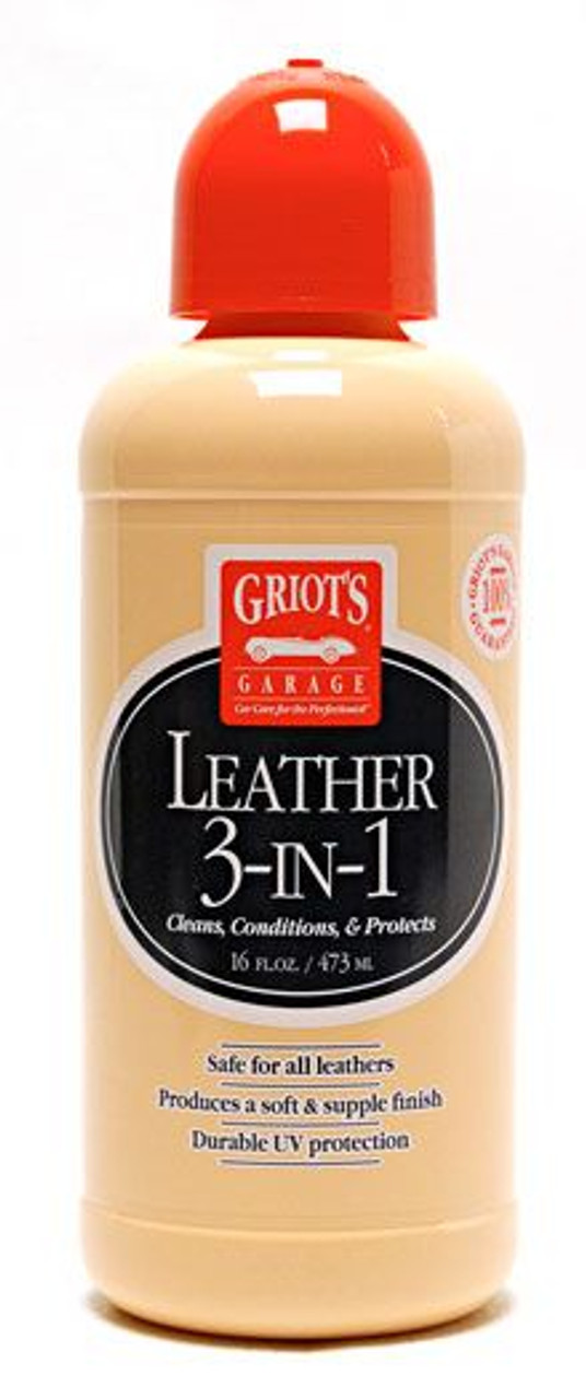 Leather 3-in-1: Clean, Preserve & Protect - Griot's Garage