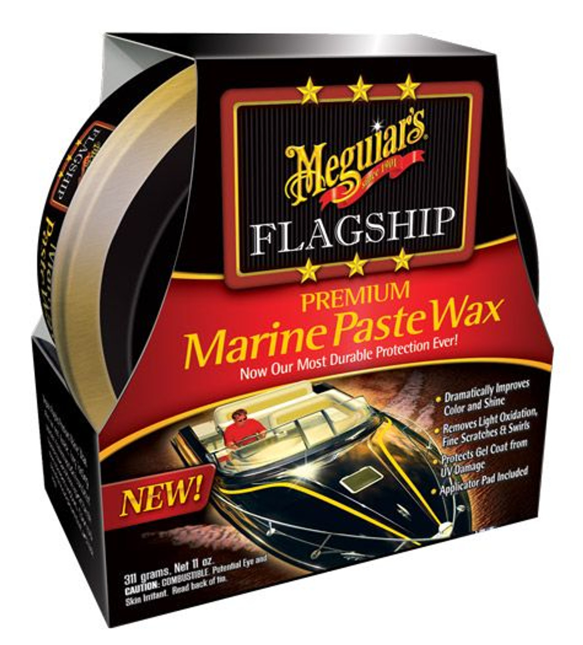 Meguiar's Boat/RV Cleaner Wax - Liquid -16 oz.