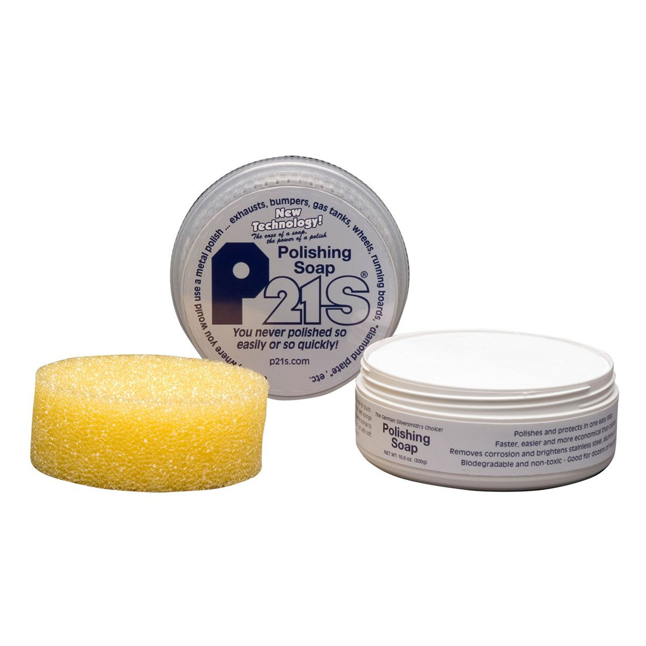 P21S Car Care Automotive Detailing Metal Polishing Soap 10.6 oz Jar 15300P